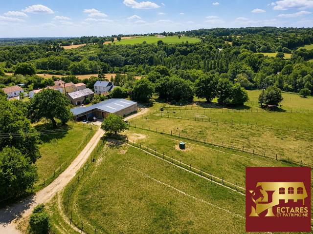 PROPRI&Eacute;T&Eacute; &Eacute;QUESTRE SUR 10 HECTARES  &Eacute;CURIE 8 BOXES  CARRI&Egrave;RE